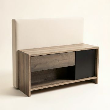 Munich Twin Bookcase Headboard (synthetic illustration; no displayed measurements)