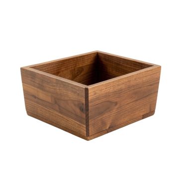 Planter Solid Wood Basket