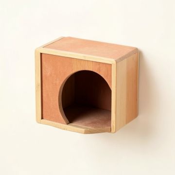 Hazel Arc Wall-Mounted Cat Perch (synthetic illustration; no displayed measurements)