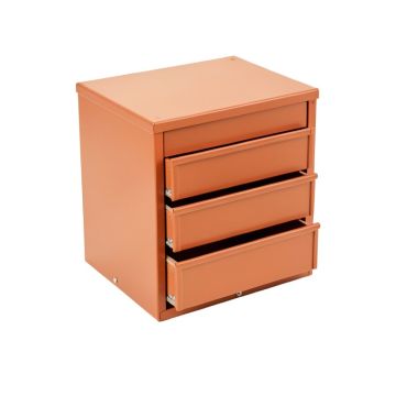 Briar Crest Small-Parts Storage Drawer Cabinet - Terracotta (synthetic illustration; no displayed measurements)