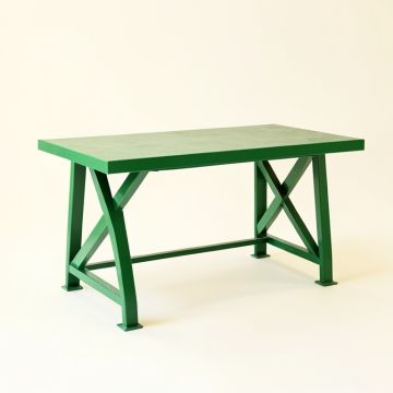 Rowan Dale Empty Workshop Workbench - Green (synthetic illustration; no displayed measurements)