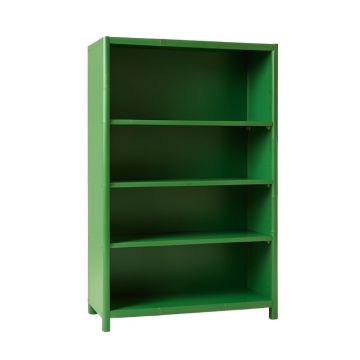 Birch Bend Freestanding Bookcase - Green