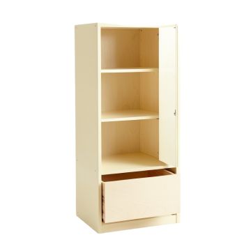 Maple Dell Narrow Cubby Tower - Cream