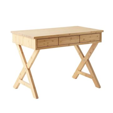 Elm Crest Writing Desk - Beige