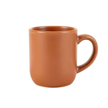 Dawn Bend Ceramic Mug - Terracotta