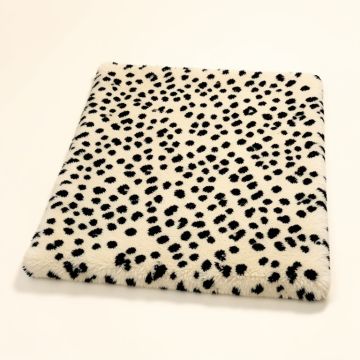 Animal Print Tufted Wool Ivory/Black Area Rug (synthetic illustration; no displayed measurements)