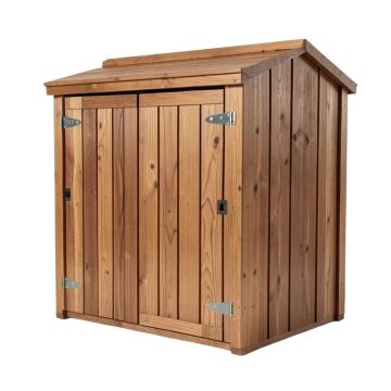 5 Ft. W X 3 Ft. D Solid Wood Lean-To Tool Shed