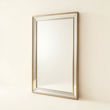 Anaelle Modern & Contemporary Beveled Frameless Bathroom Mirror (synthetic illustration; no displayed measurements)