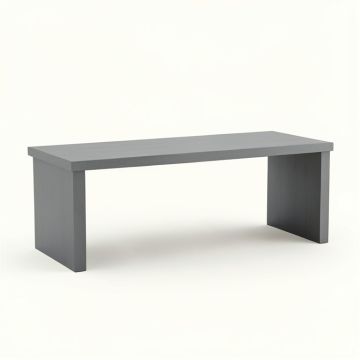 Shore Crest Desktop Monitor Riser - Gray (synthetic illustration; no displayed measurements)