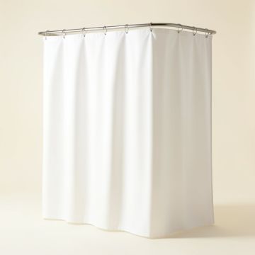 Brosnan Super Softy Vinyl Single Shower Curtain (synthetic illustration; no displayed measurements)