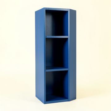 Heath Bluff Narrow Cubby Tower - Blue (synthetic illustration; no displayed measurements)