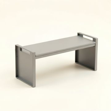 Shore Brook Narrow Outdoor Storage Bench - Gray (synthetic illustration; no displayed measurements)