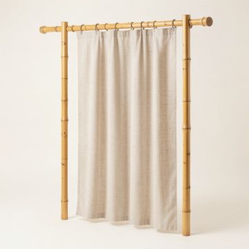 Gilvin Beaded Doorway Sheer Single Curtain Panel (synthetic illustration; no displayed measurements)