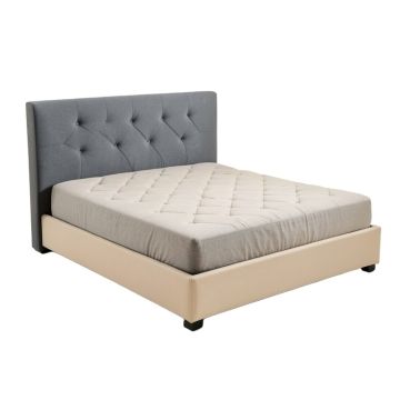 Forsan Tufted Upholstered Low Profile Platform Bed