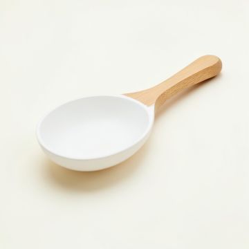 Ridge Dale Cooking Spoon - White (synthetic illustration; no displayed measurements)