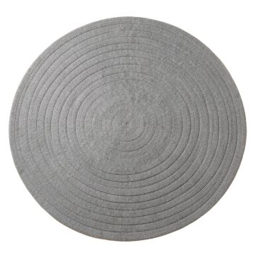 Spruce Bluff Round Area Rug - Gray