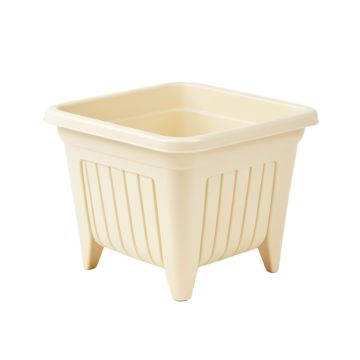 Alder Bluff Empty Raised Planter - Cream