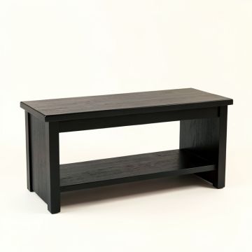 Harbor Falls Indoor Bench - Black (synthetic illustration; no displayed measurements)