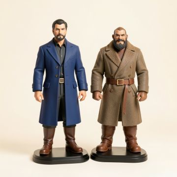 Star Wars 40Th Han Solo™ And Chewbacca™ Standup (synthetic illustration; no displayed measurements)