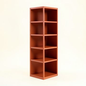 Fern Arc Narrow Cubby Tower (synthetic illustration; no displayed measurements)