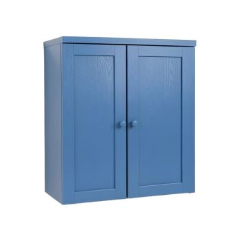 Field Bend Wall-Mounted Entry Cabinet - Blue