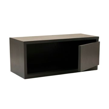 Aspen Crossing Shoe Storage Bench - Black