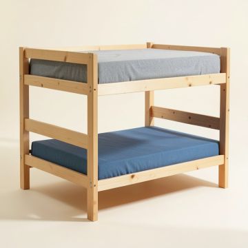 Fairgrove Twin Bunk Bed (synthetic illustration; no displayed measurements)