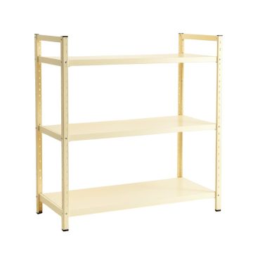 Brook Fold Desktop Shelving Unit - Ivory