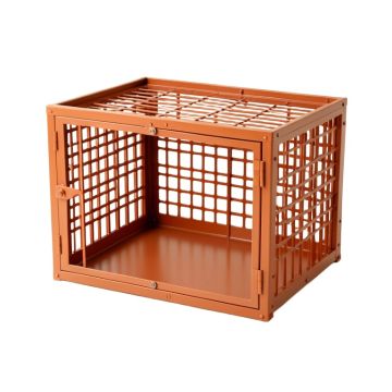 Elm Bridge Empty Furniture-Style Pet Crate - Terracotta