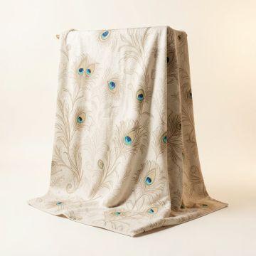 Anglie Eden Peacock Throw (synthetic illustration; no displayed measurements)