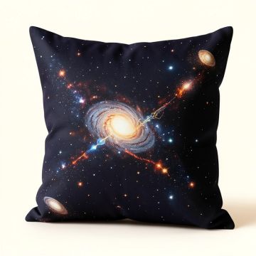 Constellation Zodiac Planets Square Pillow Cover (synthetic illustration; no displayed measurements)