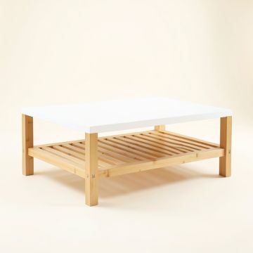 Linden Arc Coffee Table (synthetic illustration; no displayed measurements)