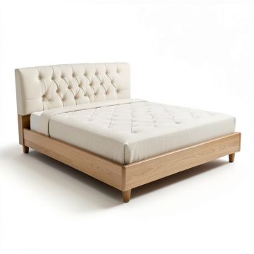 Feliciti Tufted Upholstered Low Profile Standard Bed (synthetic illustration; no displayed measurements)