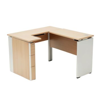 Reversible L-Shape Desk And Chair Set