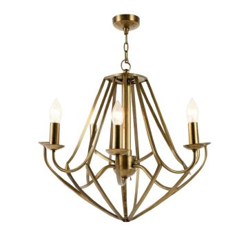 Maggiemae 4 - Light Lantern Geometric Chandelier