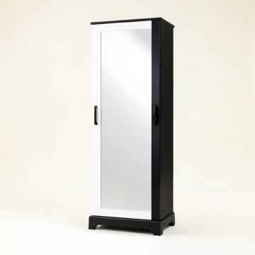 Argante Over The Door Jewelry Armoire With Mirror (synthetic illustration; no displayed measurements)