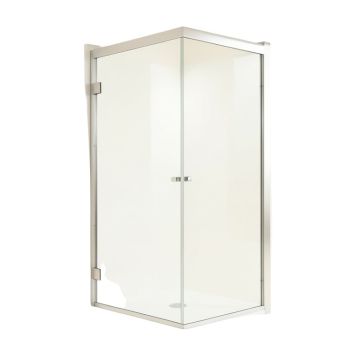 Elan E-Class 60 '' W X 66 '' H Single Sliding Frameless Shower Door With Rollerdisk Technology