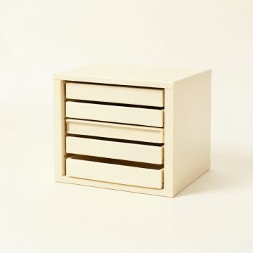Birch Canyon Small-Parts Storage Drawer Cabinet - Cream (synthetic illustration; no displayed measurements)