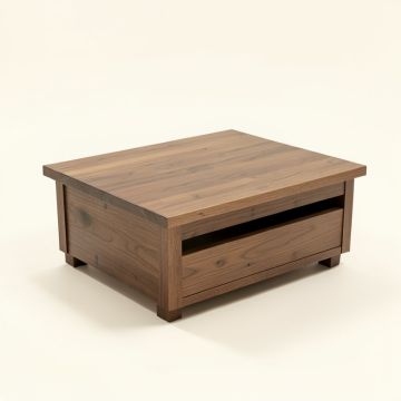 East Hampton Coffee Table With Storage (synthetic illustration; no displayed measurements)