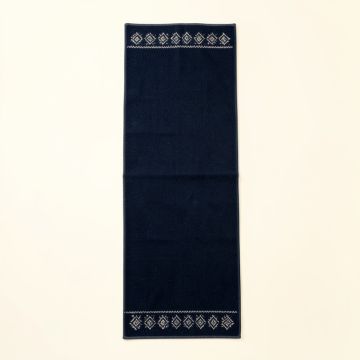 Dune Bend Narrow Runner Rug - Navy (synthetic illustration; no displayed measurements)