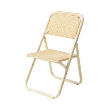 Cliff Branch Folding Outdoor Chair - Cream