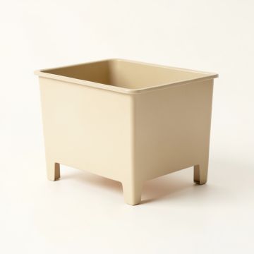Laurel Canyon Empty Raised Planter - Beige (synthetic illustration; no displayed measurements)