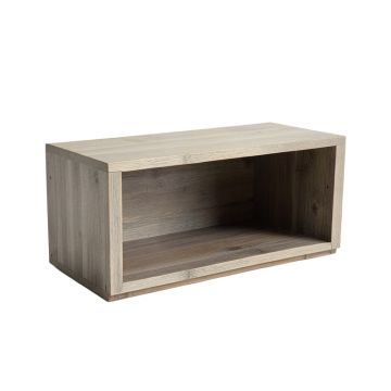 Reed Brook Shoe Storage Bench - Gray