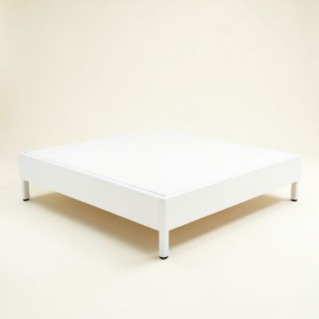 39.17 '' Steel Platform Bed (synthetic illustration; no displayed measurements)