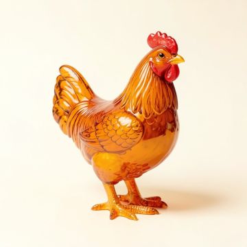 Margrete Rooster Figurine (synthetic illustration; no displayed measurements)