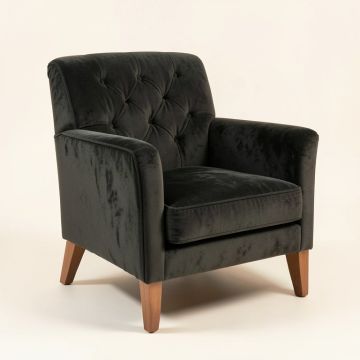 Cupp 21 '' Wide Tufted Velvet Side Chair (synthetic illustration; no displayed measurements)