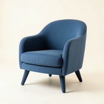 Meadow Bend Upholstered Armchair - Blue (synthetic illustration; no displayed measurements)