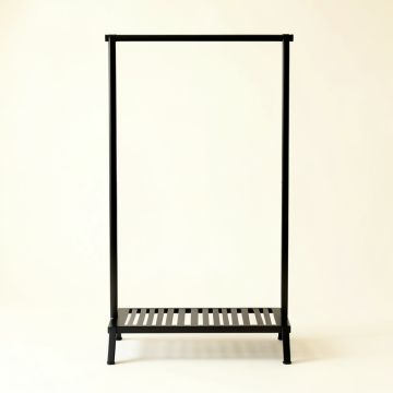 Moss Bridge Empty Garment Rack - Black (synthetic illustration; no displayed measurements)
