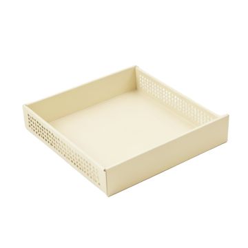Harbor Bridge Empty Under-Desk Cable Tray - Cream