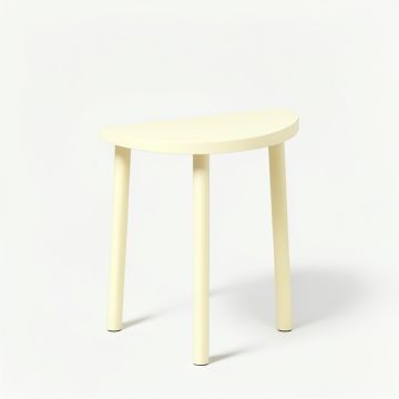 Harbor Canyon Compact Balcony Table - Cream (synthetic illustration; no displayed measurements)